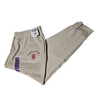 Indiana Hoosiers Repose Pants Womens Size XXL Beige Pleated Sweats  Liv Casual